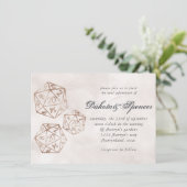 RPG Luxe | Kupfer Rauchtablette Retro Gamer Dice Einladung (Stehend Vorderseite)