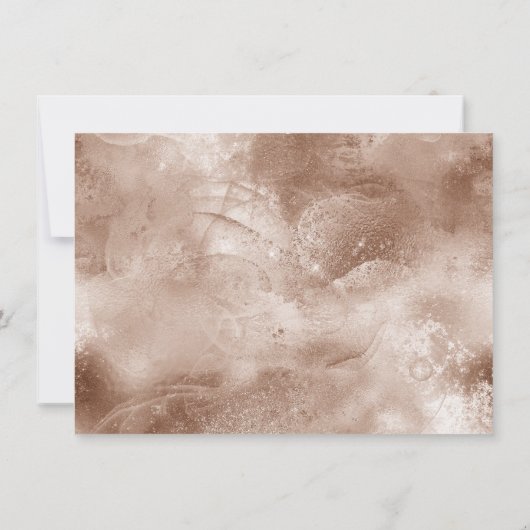 RPG Luxe | Kupfer Rauchtablette Retro Gamer Dice Einladung (Rückseite)