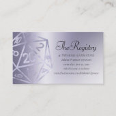 RPG Luxe | Lila Fantasy Tabletop Gamer Registry Begleitkarte (Vorderseite)