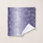 RPG Luxe | Lila Fantasy Tabletop PnP Gamer Dice Badhandtuch Set (Waschlappen)