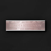 RPG Luxe | Mauve Fantasy Tabletop Gamer Branding Türschild