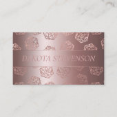 RPG Luxe | Mauve Fantasy Tabletop Gamer Branding Visitenkarte (Vorderseite)