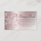 RPG Luxe | Mauve Fantasy Tabletop Gamer Dice Book Begleitkarte (Vorderseite)