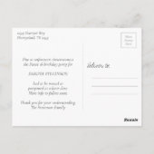 RPG Luxe | Mauve Fantasy Tabletop Gamer Reschedul Postkarte (Rückseite)