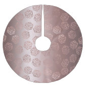 RPG Luxe | Mauve Sheen Fantasy Tabletop Gamer Dice Polyester Weihnachtsbaumdecke (Vorderseite)