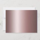 RPG Luxe | Mauve Sheen Tabletop Gamer Dice Lights Einladung (Rückseite)