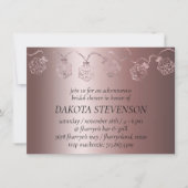 RPG Luxe | Mauve Sheen Tabletop Gamer Dice Lights Einladung (Vorderseite)