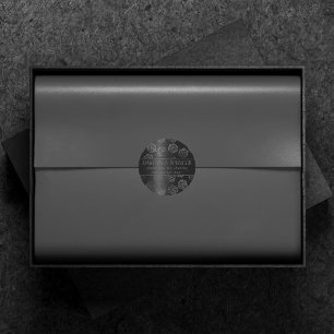 RPG Luxe   Onyx Fantasy Tabletop Gamer Dice Custom Runder Aufkleber