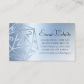 RPG Luxe | Website von Blue Fantasy Tabletop Gamer Begleitkarte (Vorderseite)