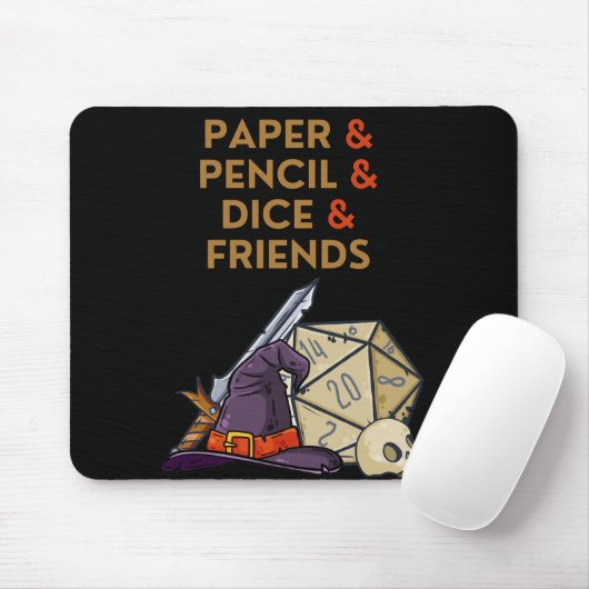 Rpg Mouse Pad Mousepad (Mit Mouse)