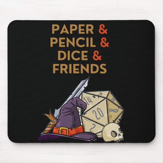 Rpg Mouse Pad Mousepad (Vorne)