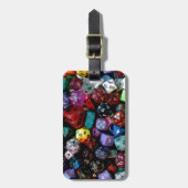 RPG Multi-versah Würfel mit Seiten Gepäckanhänger (Vorderseite vertikal)