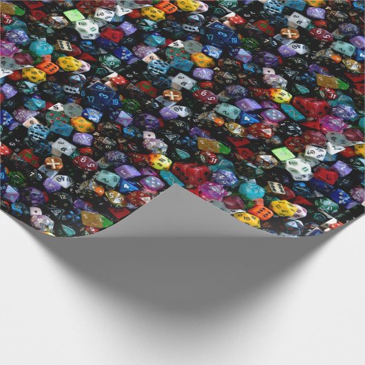 RPG Multi-versah Würfel mit Seiten Geschenkpapier (Ecke)