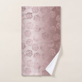 RPG Pattern | Mauve Luxury Sheen Roleplayer Dice Badhandtuch Set (Handtuch)