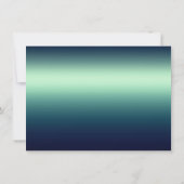 RPG-Schwert | Aquamarin Sheen Fantasy Tabletop Gam Einladung (Rückseite)