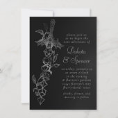 RPG-Schwert | Fantasy Tabletop Retro PnP Gamer Dic Einladung (Vorderseite)