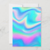 RPG-Schwert | Holo Sheen Fantasy Tabletop Gamer Di Einladung (Rückseite)