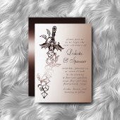 RPG-Schwert | Kupfer Fantasy Tabletop Gamer Dice Einladung