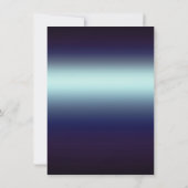 RPG-Schwert | Navy Sheen Fantasy Tabletop Gamer Di Einladung (Rückseite)