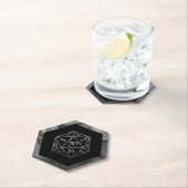 RPG Silver Dice | Fantasy PnP Tabletop Roleplayer Untersetzer (Vor Ort)