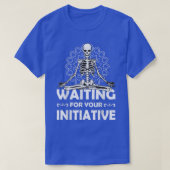RPG Skeleton Meditation Mantra Mandala T - Shirt (Design vorne)
