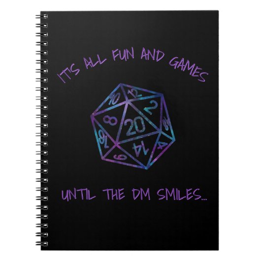 RPG-Spaß | Nebula Spaß und Spiele bis DM lächelt Notizblock (Vorderseite)
