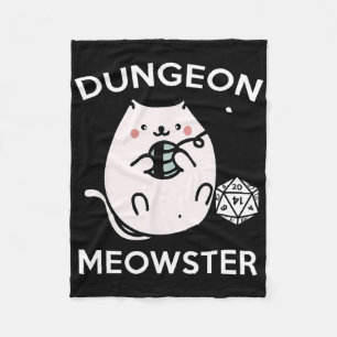 Rpg-Spieler-Katzen-Nebenquestorium-Lustiger-Nerd-D Fleecedecke