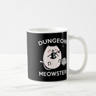 Rpg-Spieler-Katzen-Nebenquestorium-Lustiger-Nerd-D Kaffeetasse