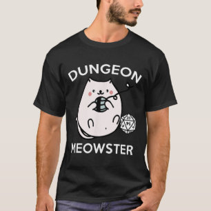 Rpg-Spieler-Katzen-Nebenquestorium-Lustiger-Nerd-D T-Shirt