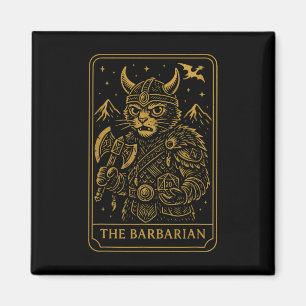 Rpg-Spieler Rrian D20 Würfel Verrückter Geek-Katze Magnet