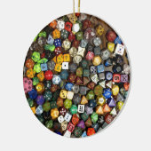 RPG-Spielwürfel Keramikornament (Links)