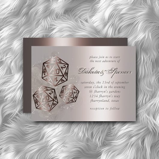 RPG-Splash | Kupfer Sheen Fantasy Tabletop Gamer Einladung