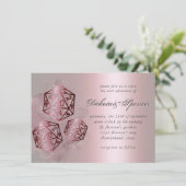 RPG-Splash | Red Sheen Fantasy Tabletop Gamer Dice Einladung (Stehend Vorderseite)