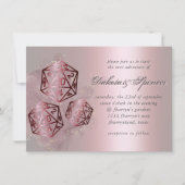 RPG-Splash | Red Sheen Fantasy Tabletop Gamer Dice Einladung (Vorderseite)