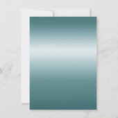 RPG Sword Luxe | Aquamarin Sheen Fantasy Tabletop Einladung (Rückseite)