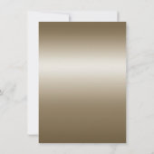 RPG Sword Luxe | Gold Sheen Fantasy Tabletop Gamer Einladung (Rückseite)