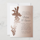 RPG Sword Luxe | Kupfer Fantasy Tabletop PnP Gamer Einladung (Vorderseite)