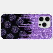 RPG-Tropfen | Lila Fantasy Tabletop Roleplayer Dic Case-Mate iPhone Hülle (Rückseite (Horizontal))