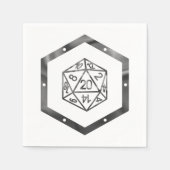 RPG Wird Retro Old School Tabletten Role Player Serviette (Vorderseite)