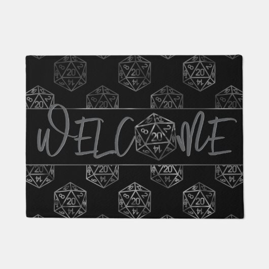 RPG Wird Retro Tabop PnP Role Player Welcome Fußmatte (Vorderseite)