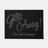 RPG wird weglaufen | Classic Fantasy Tabletop Retr Fußmatte (Vorderseite)