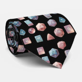 RPG Würfel Gemustert Black Krawatte (Gerollt)