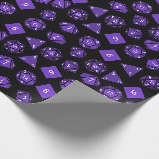RPG würfeln RollenAussenseiter Geschenkpapier (Ecke)