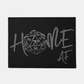 RPG Zuhause AF | Fantasy Tabletop Retro Gamer Dice Fußmatte (Vorderseite)