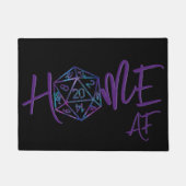 RPG Zuhause AF | Nebula Fantasy Tabletop Gamer Dic Fußmatte (Vorderseite)