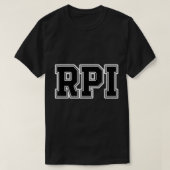RPI Athletic University Uni Alumni T - Shirt (Design vorne)