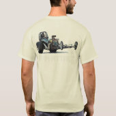 RPM-Angriff - Slingshot-Dragster T-Shirt (Rückseite)