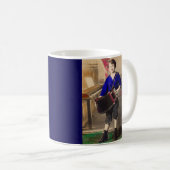 RPPC-Akkordeonistin der jungen Dame der 20er Jahre Kaffeetasse (VorderseiteRechts)