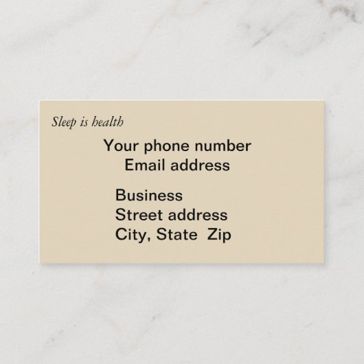 RPSGT SCHLAF POLYSOMNOGRAPHY durch Slipperywindow Visitenkarte (Rückseite)