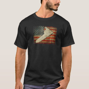 Rq 170 Sentinel Militärische Transportflugzeugflag T-Shirt
